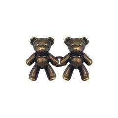 1 Pair Bear Waist Pin Waist Buckle No Sewing Detachable Buttons For Waist Adjust