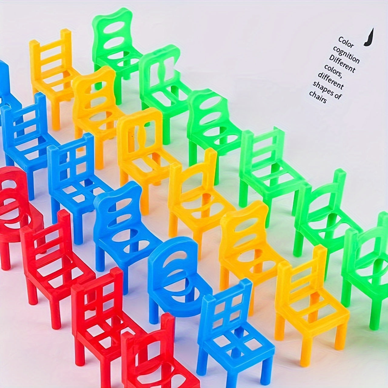 Kids' Stacking Toys Chair Parent Kids Interactive Toy