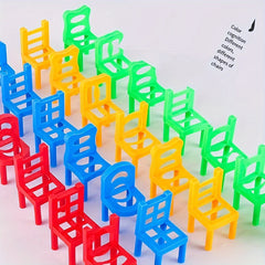 Kids' Stacking Toys Chair Parent Kids Interactive Toy