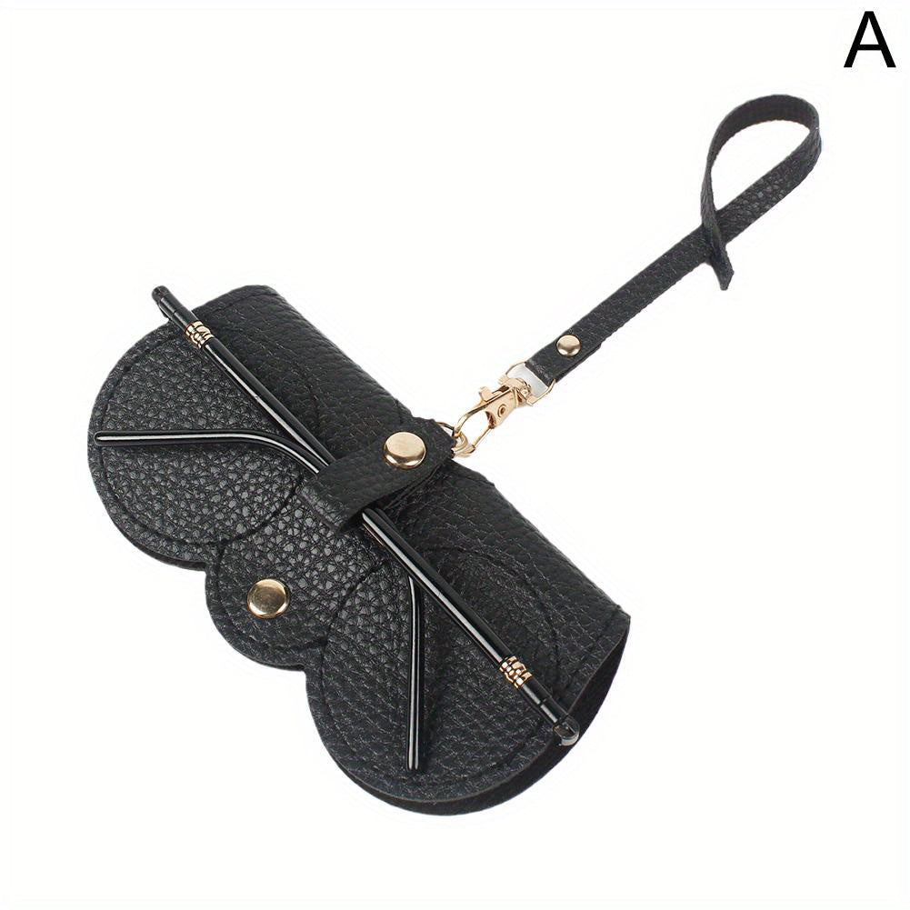 Litchi Embossed Glasses Cover Sunglasses Storage Bag