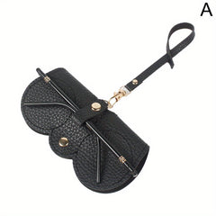 Litchi Embossed Glasses Cover Sunglasses Storage Bag