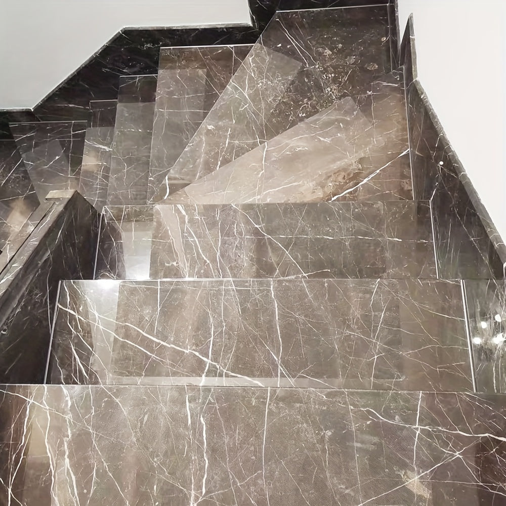 5pcs 30.0cmX119 Non Slip Stair Treads Pre Cut Anti Slip Strips Transparent