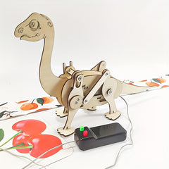 Wooden Brachiosaurus Model Kit - DIY Science Experiment