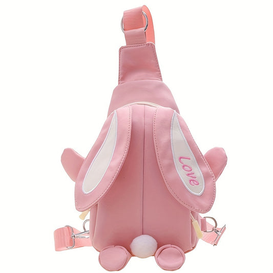 Cartoon Rabbit Ear Crossbody Bag - Holiday Gift for Girls