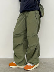 Y2K Low Waist Wide Leg Cargo Pants for Women