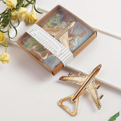 Metal Airplane Bottle Opener for Veteran Pilots - Perfect Aviation Decor