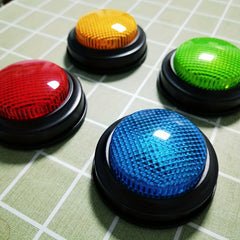 Assorted Colors Game Buzzers 4 Pack Family Fun Interactive