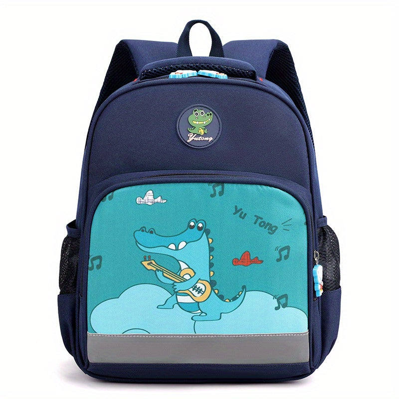 Kindergarten Primary School Cartoon Schoolbag Boys Girls Pony Crocodile Backpack