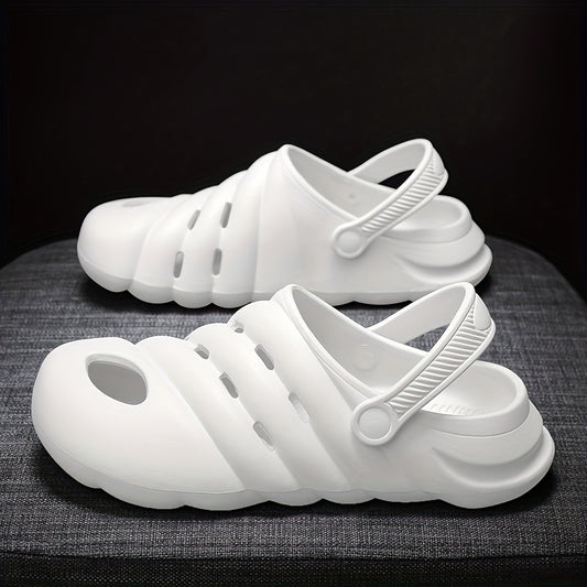 Men's Platform Clogs Hollow Out Garden Shoes