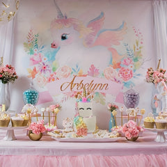 Magical Unicorn Cake Topper Reusable Horn for Parties