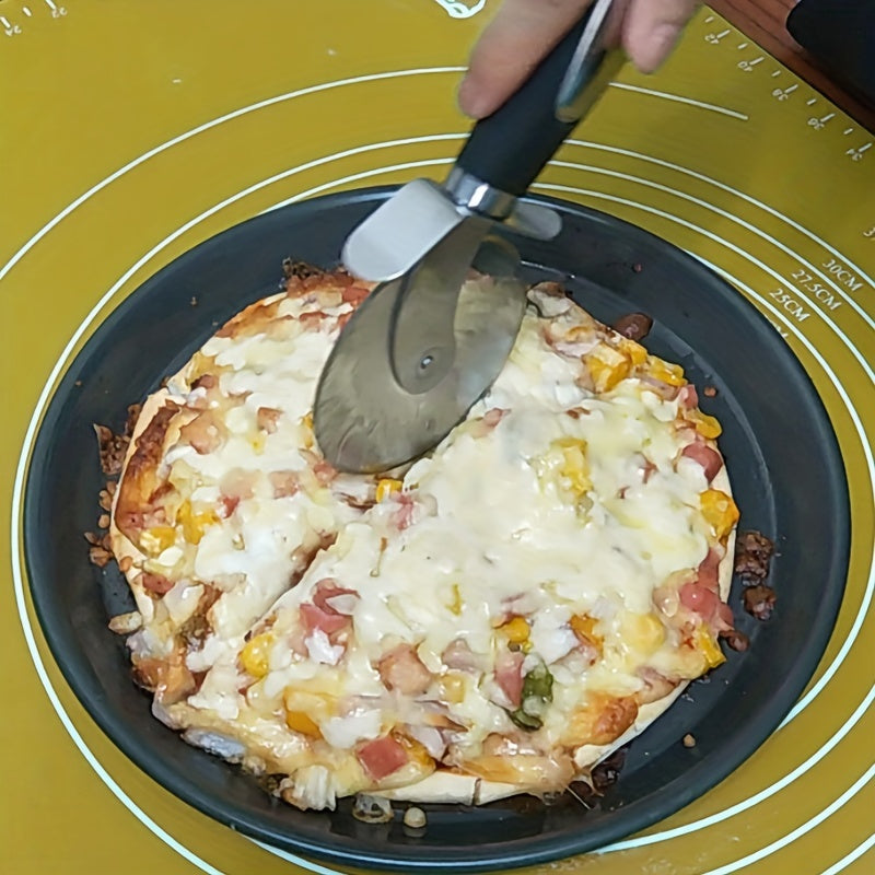 Pizza Cutter & Shovel Set Stainless Steel Slicer Server