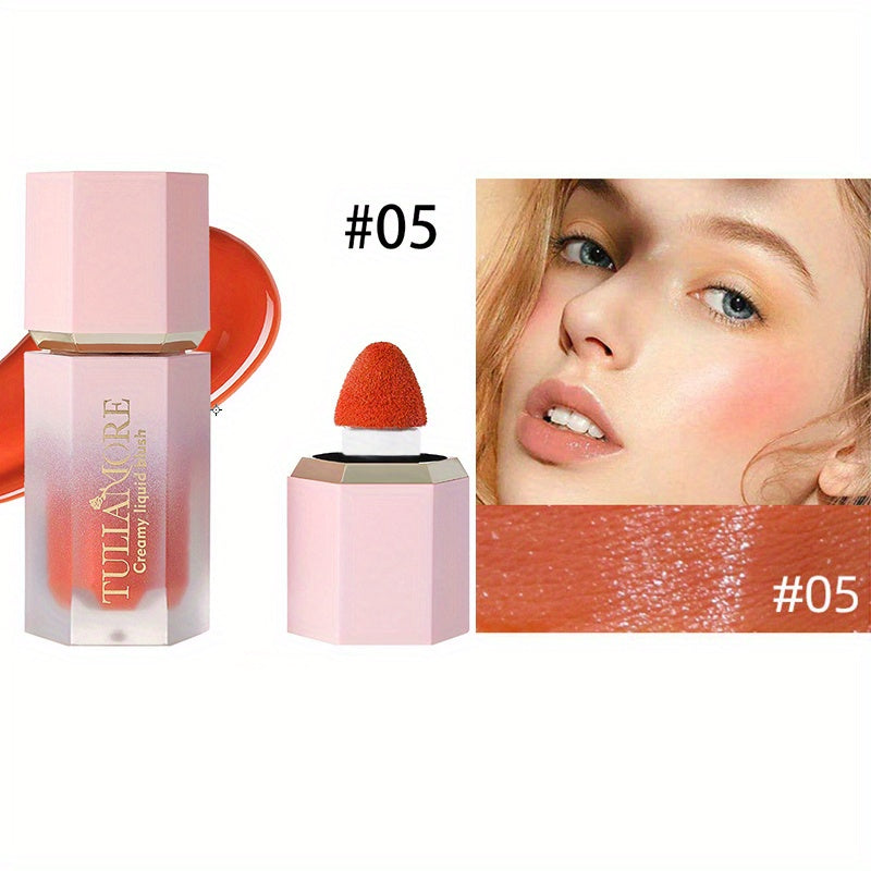 Moisturizing Liquid Blush Stick Lip Eye Cheek Natural Look Long Lasting