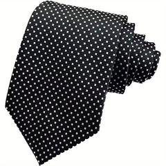 Men's Classic Plaid Style Dot Tie Box Packaging