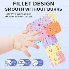 Kids Building Blocks Educational Splicing Toy Numbers Squares
