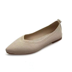 Women's Lightweight Knit Slip-on Shoes Soft Sole Low Top Casual Footwear