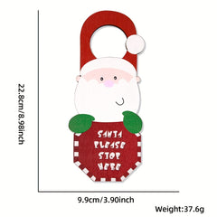 Christmas Decoration Thumb Door Hanging Snowman Christmas Stocking Pendant