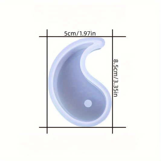 Tai Chi Yin Yang Candle Silicone Mold DIY Handmake Soap Resin Craft Making Mould