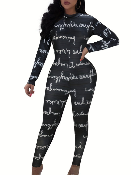 Casual Long Sleeve Jumpsuit for Women