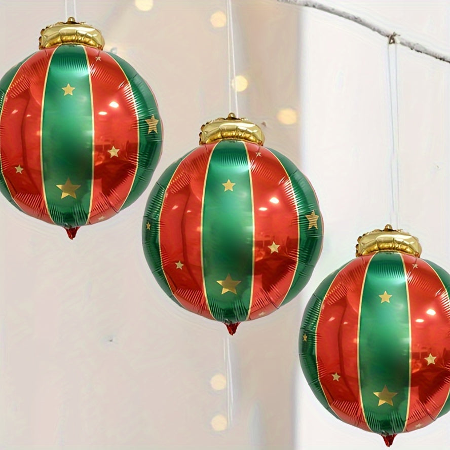 10pcs Christmas Hanging Balloons 68/58cm Party Decorative Supplies