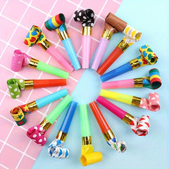 1pc Blowout Whistles Funny Party Blowouts Blowers Holiday Cheering Props