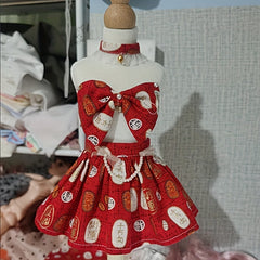 5pcs Bronzing Quilting Fabric Cotton Craft DIY Doll Clothes Fabric