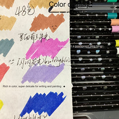 Glitter Marker Pen Water Based Ink Vibrant Colors for Art