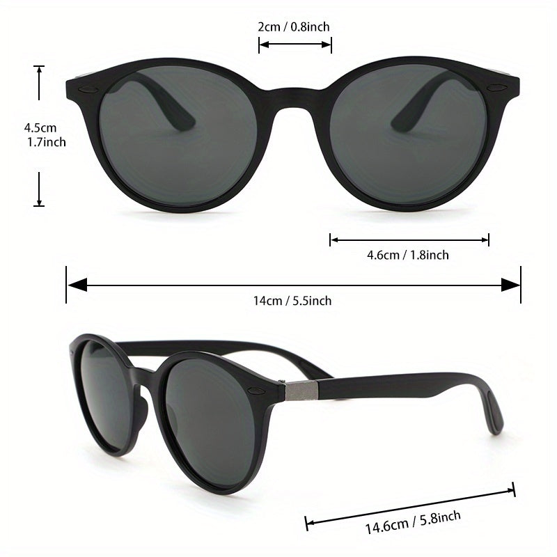 Round Sunglasses Casual Anti Glare Glasses UV400