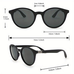 Round Sunglasses Casual Anti Glare Glasses UV400