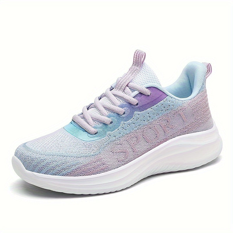 Breathable Shockproof Chunky Sports Shoes Comfortable Lace Up Travel Shoes
