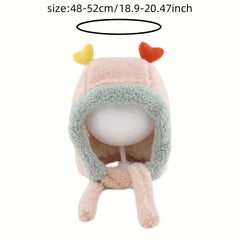 Baby Ear Protection Warm Plush Hat for Winter