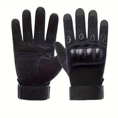 Men's Full Finger Tactical Gloves for Motorcyclist Paintball Combat Driving