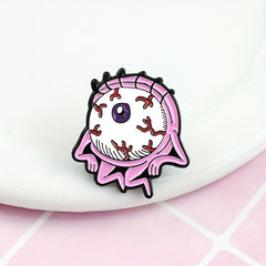 Big Eye Boy One eyed Monster Brooch For Men