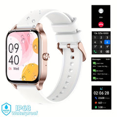 1.85 Sports Fitness Smartwatch Wireless Calling Message Music Control