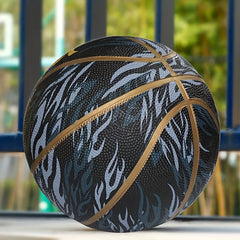 Size 7 Rubber Basketball for Competition Training Sports