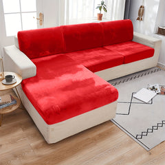 European Style Velvet Sofa Slipcover Stretchable All Inclusive Sofa Cover