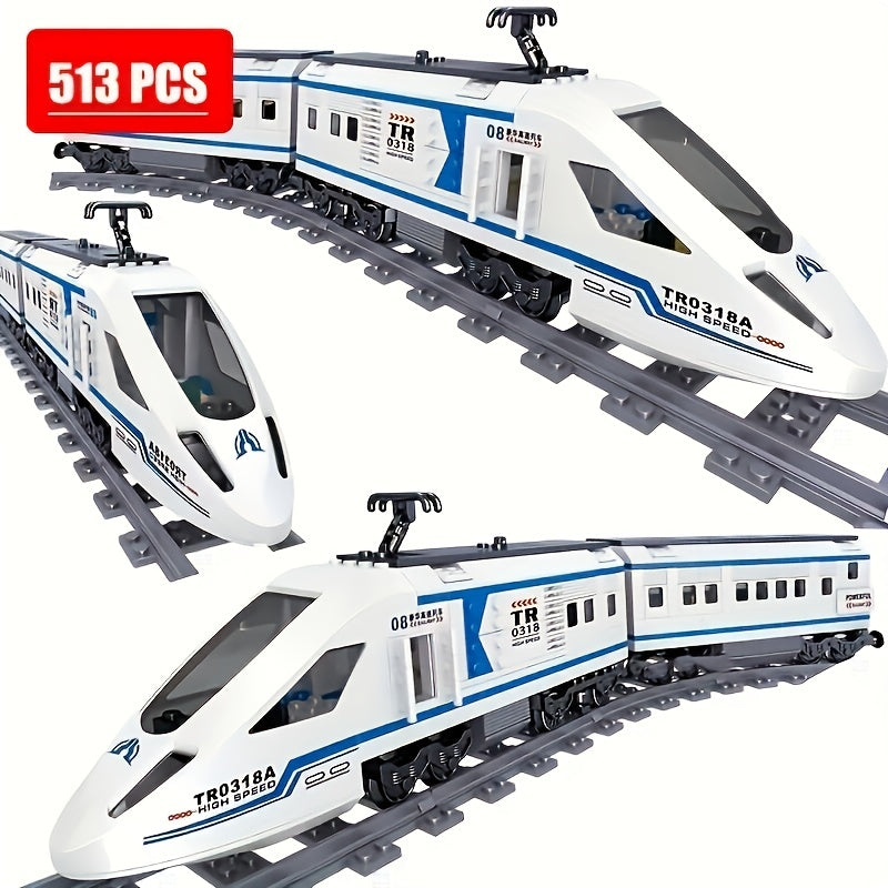 Train Maintenance Building Blocks Toy Set