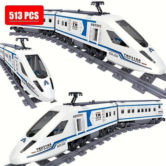 Train Maintenance Building Blocks Toy Set
