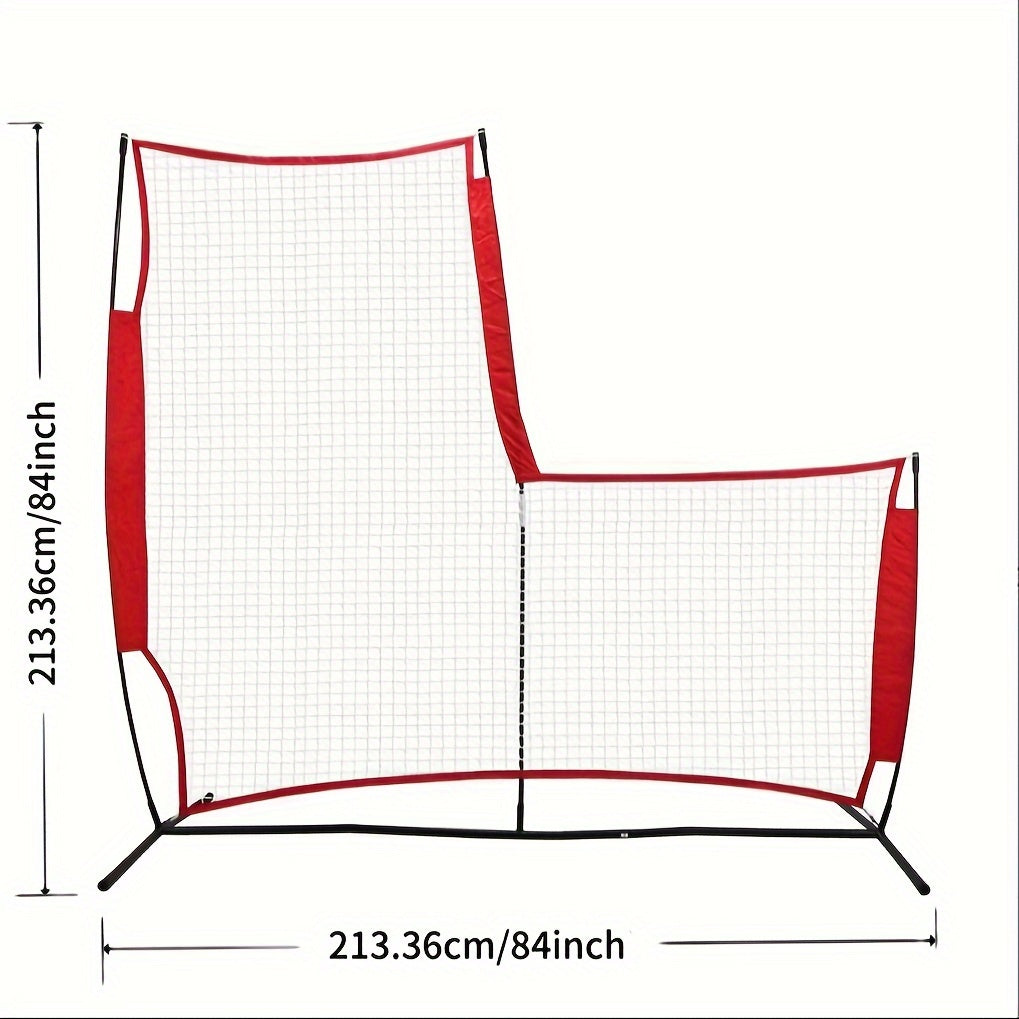 Durable Portable Baseball Net Protective L Screen Net