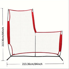 Durable Portable Baseball Net Protective L Screen Net