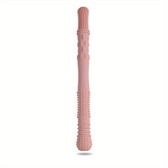 Silicone Teething Toy for Babies Kids Hollow Teether Tube Chew Straw Sensory