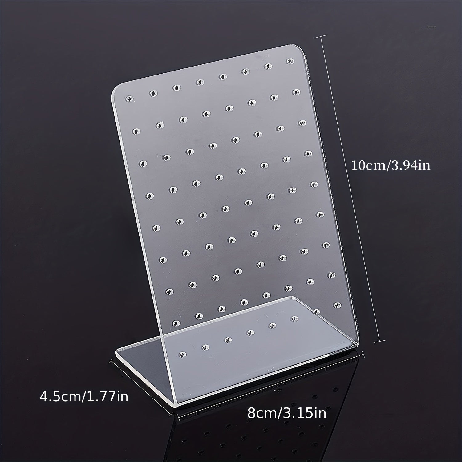 Acrylic Jewelry Stand Earrings Display Board Necklace Organizer