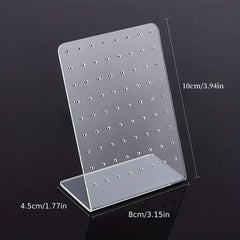 Acrylic Jewelry Stand Earrings Display Board Necklace Organizer