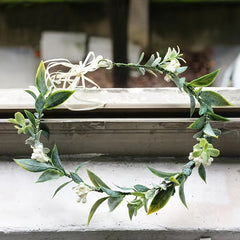 Forest Photoshoot Greenery Floral Crown Bride's Vacation Wedding Head Flower