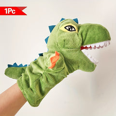 Interactive Dinosaur Hand Puppet Plush Toy for Kids