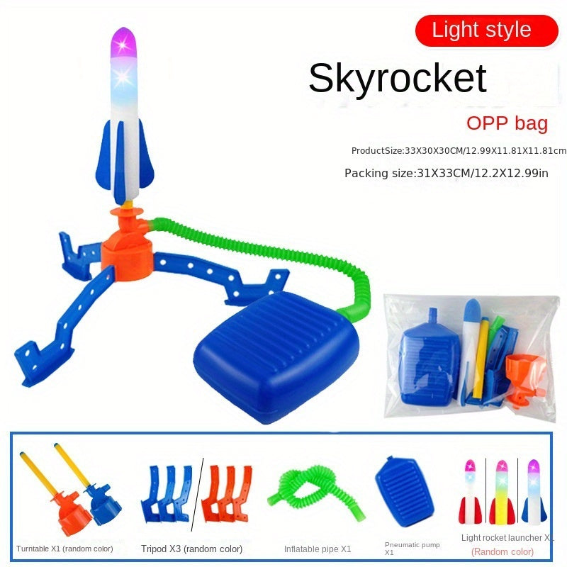 Outdoor Ejection Flying Rocket Early Educational Toy