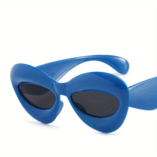Y2K Inflated Lip Sunglasses Men Women Hiphop Funny Glasses UV400
