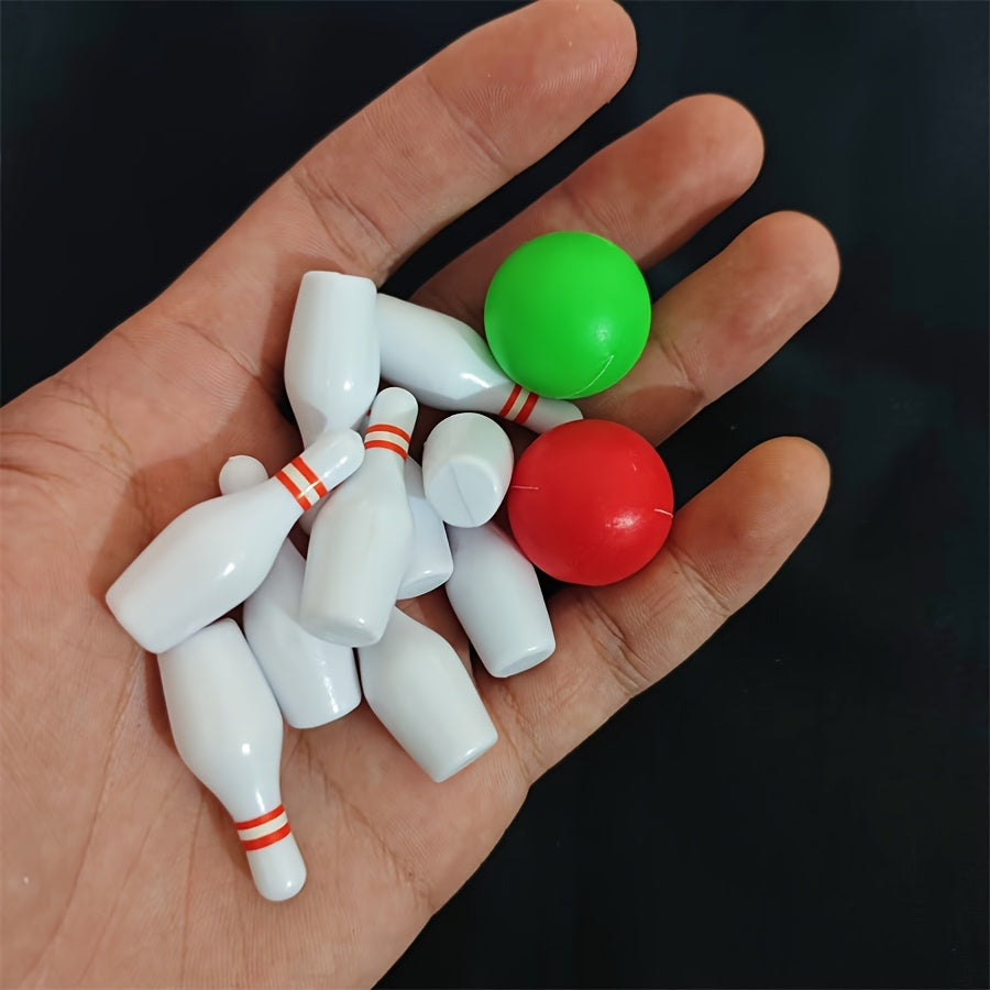 Miniature Bowling Model for Toy House Decoration