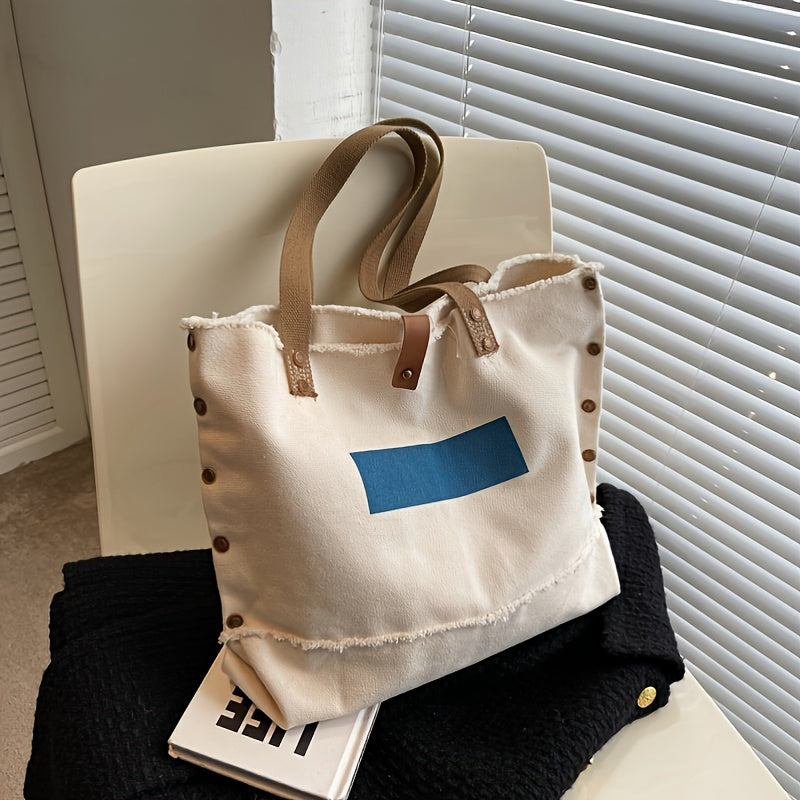 Large Capacity Canvas Shoulder Tote Bag Handbag