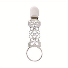 Portable Travel Hat Clip Straw Hat Holder Vintage Metal Flower Outdoor