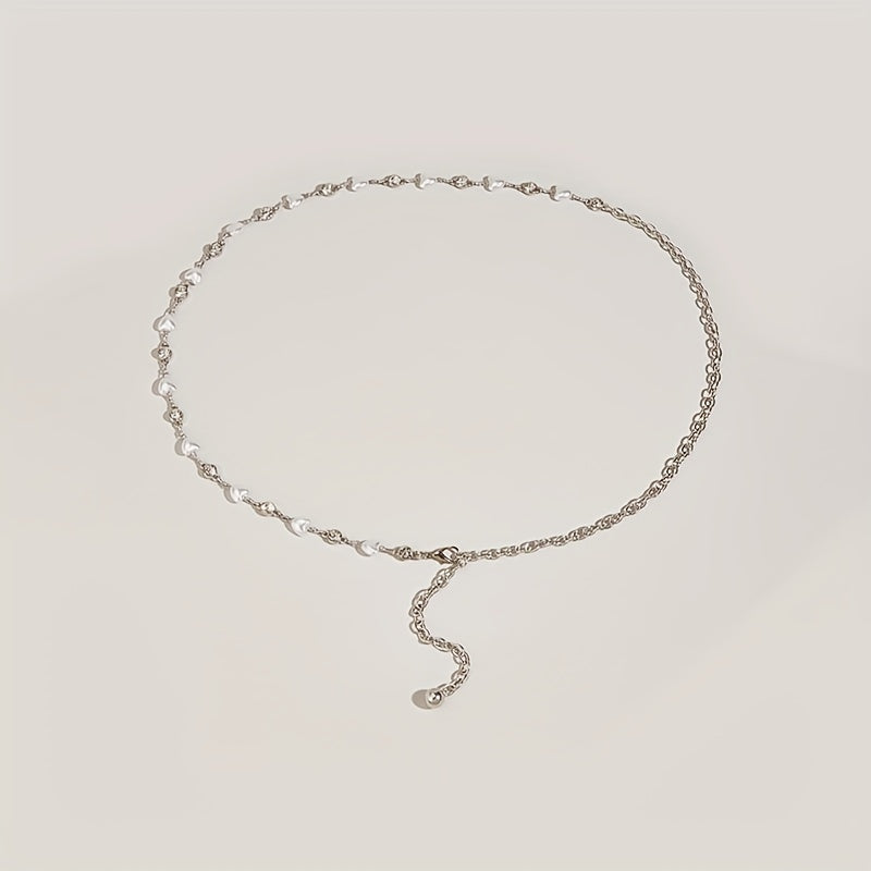 Heart Shaped Beads Tassel Belly Chain for Women